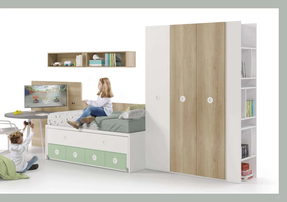 dormitorio cama nido